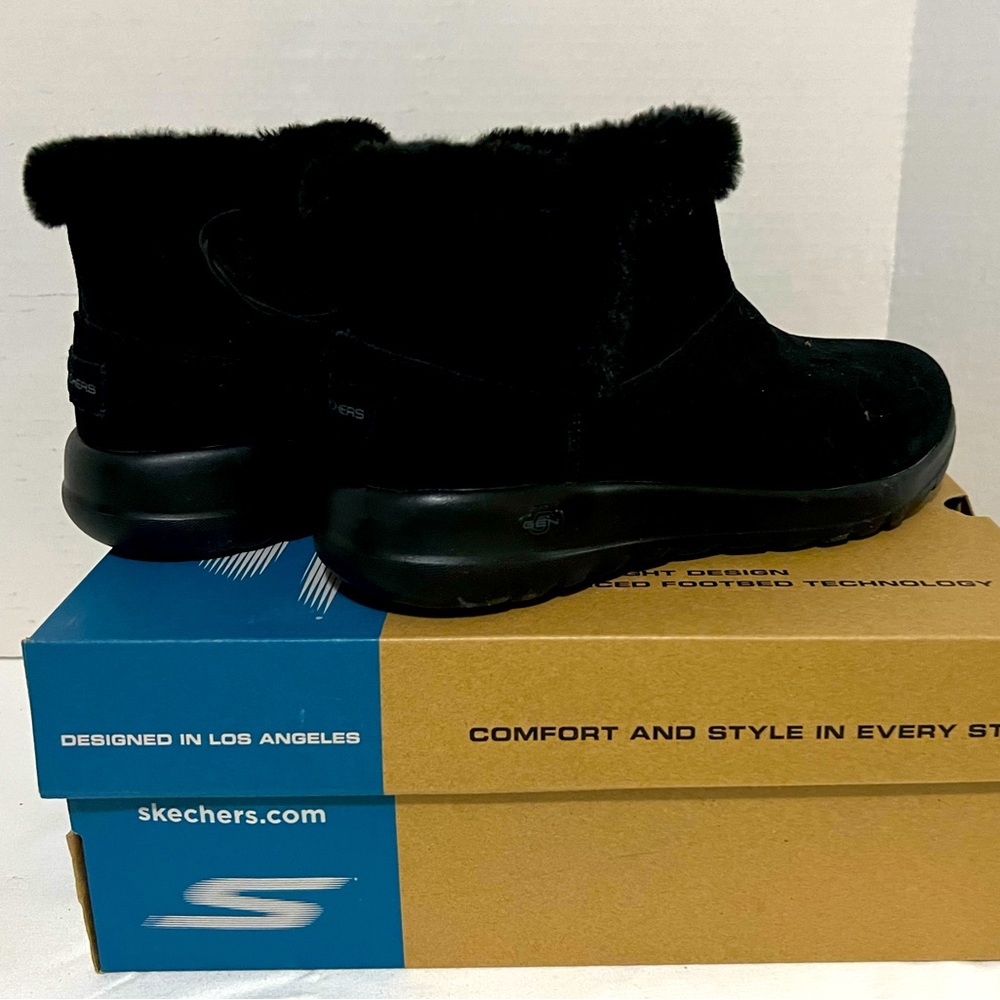 Black Skechers Warm Boots